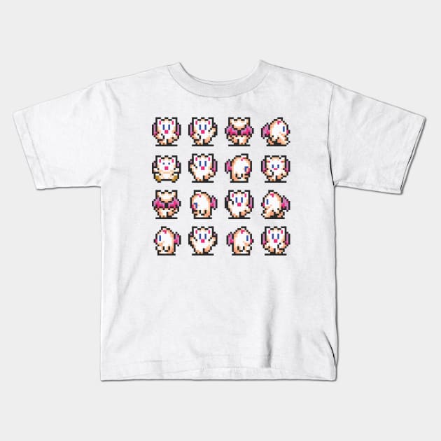 Moogle Dance Kids T-Shirt by inotyler